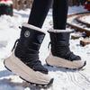 Snow Boots for Women Waterproof Anti Slip Warm and Thick Midsole Boots Suitable for -19 ° To -37 °