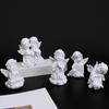 Bookcase Decorative Small Decorative Sculpture Desktop Ornaments Angel Figurine Flower Fairy