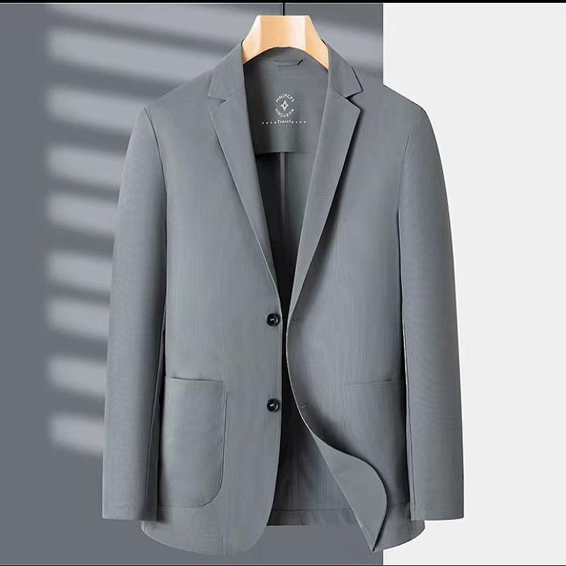 Мужской быстросохнущий шелковый солнцезащитный костюм 2025 года — повседневный летний вариант, 5 цветов, стиль вестерн для людей среднего возраста