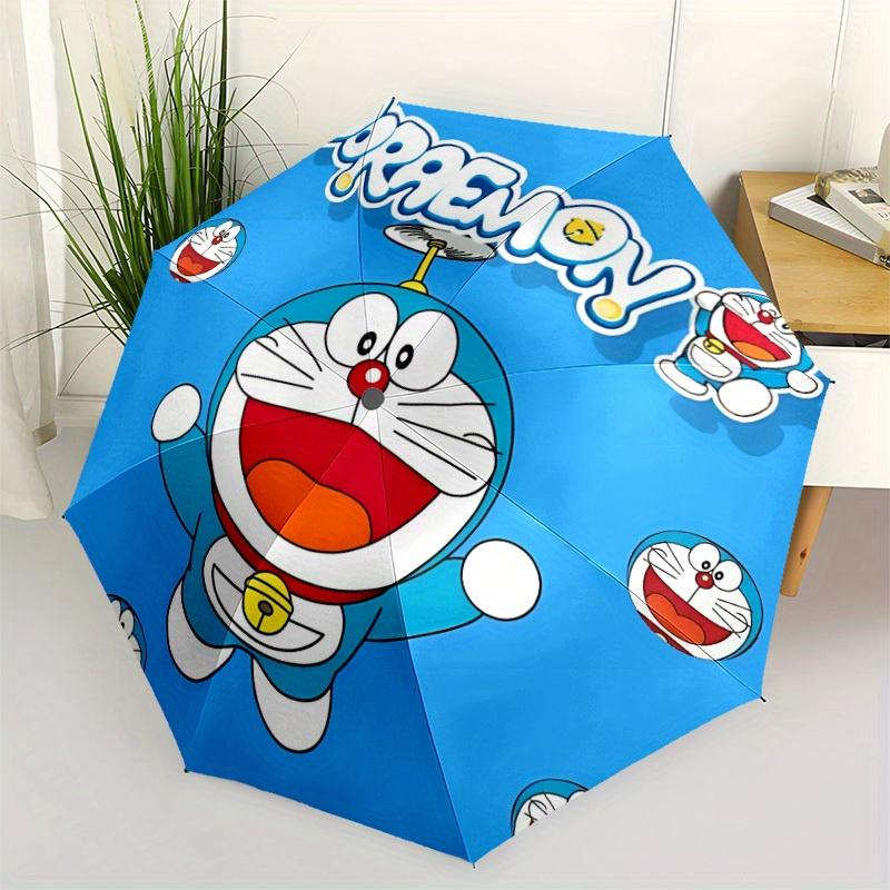 Автоматический складной зонт Doraemon Adventure с прочным железным каркасом, портативный компактный дорожный зонт для всесезонного использования, вечеринки029