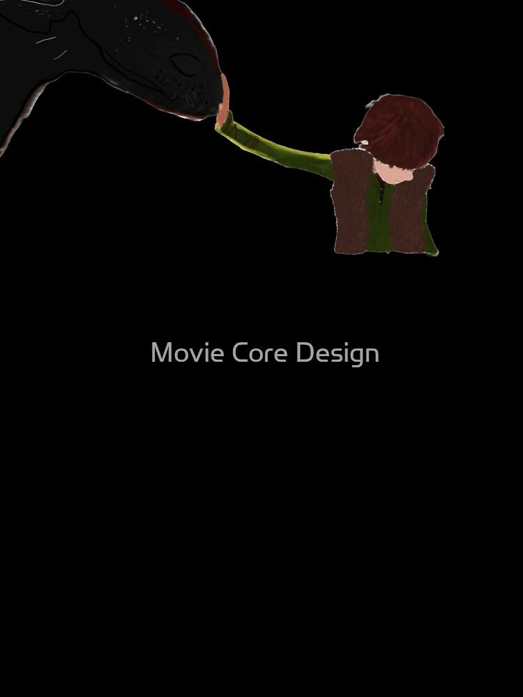 How to Train Your Dragon Hiccup And Toothless Oversized T-Shirt
