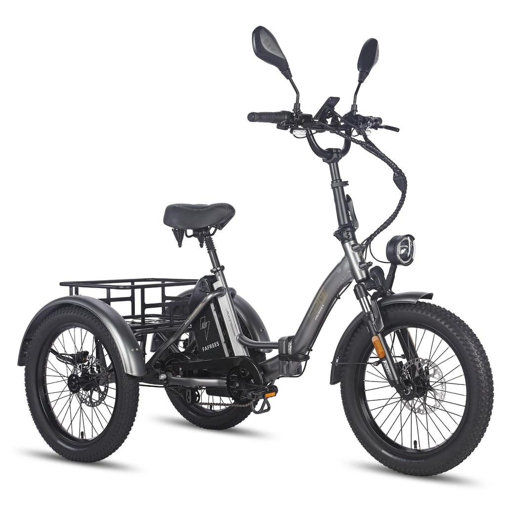 Fafrees F20 Mate Электрический грузовой трехколесный велосипед 48В 21Ач Аккумулятор с сертификатом L2e-P