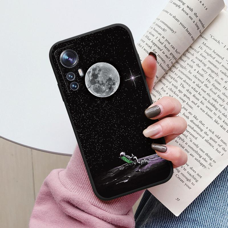Цветочный чехол для телефона для Xiaomi 12T Mi12T Pro Funda Милое сердце Мультяшная сова Xiaomi 12 T Xiaomi12T Pro Матовый мягкий ТПУ задняя крышка