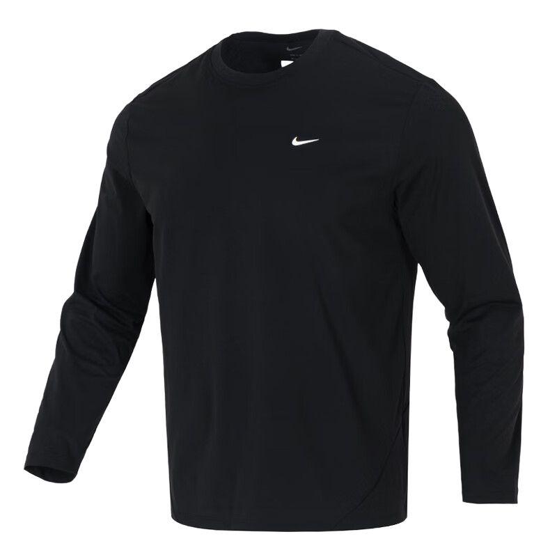 Nike Повседневная футболка с круглым вырезом, удобная, с длинным рукавом, дышащая, мужские топы FZ0671-010