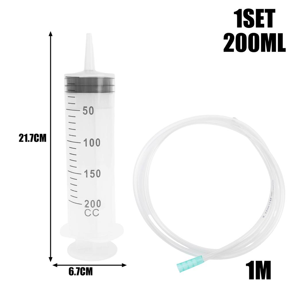 Набор для прокачки тормозов мотоцикла Шприц для прокачки тормозного суппорта Инструмент для гидравлических дисковых тормозов Универсальный для Honda Yamaha Kawasaki Suzuki