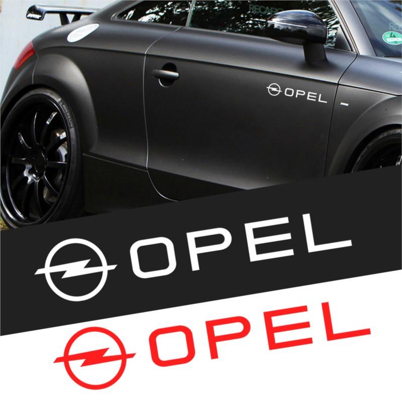 2PC Waterproof Car Stickers Vinyl Styling Art Creative Auto Decal For Opel Zafira B Corsa Insignia Mokka Regal Car Wheel Hubcap