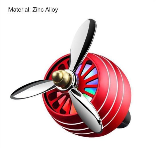 Автомобильные духи, простая установка, свежий аромат, форма пропеллера, автомобильный вентилятор, ароматерапия для автомобиля