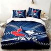 Blue Jays Academy 3pc set Perfect for bedroom use Comfortable bedding set includes a duvet cover and two pillowcases Ideal birthday or Christmas gift