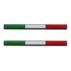 3D Metal Germany France Italy Sweden Tricolor Flag Badge Sticker Side Fender Rear Trunk Emblem Decal