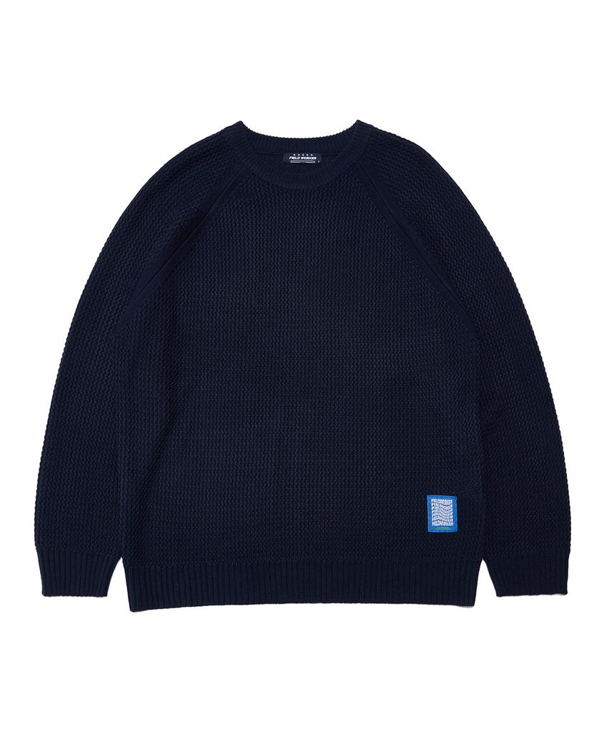 FIELDWORKER Modified Texture Raglan Knit [3 Colors]