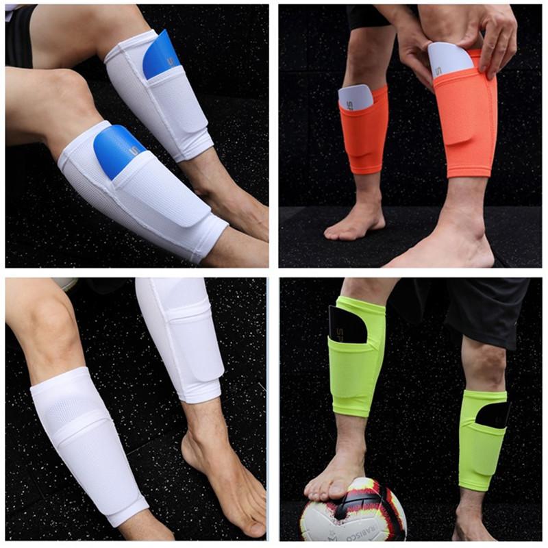 Soccer Shin Guards Football Protectors Pads Adult Kids Shinguards Light Sock Insert Board Boy Training Legging Protective Gear 1
