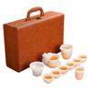 Light luxury ice jade porcelain jade tea set gift box set gift high-end merchandise business gifts merchandise souvenir gift