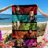How to Train Your Dragon Print Beach Towel, Versatile Lightweight Absorbent Beach Towel for Pool Surf Yoga Bathroom, Perfect Birthday Holiday Gift