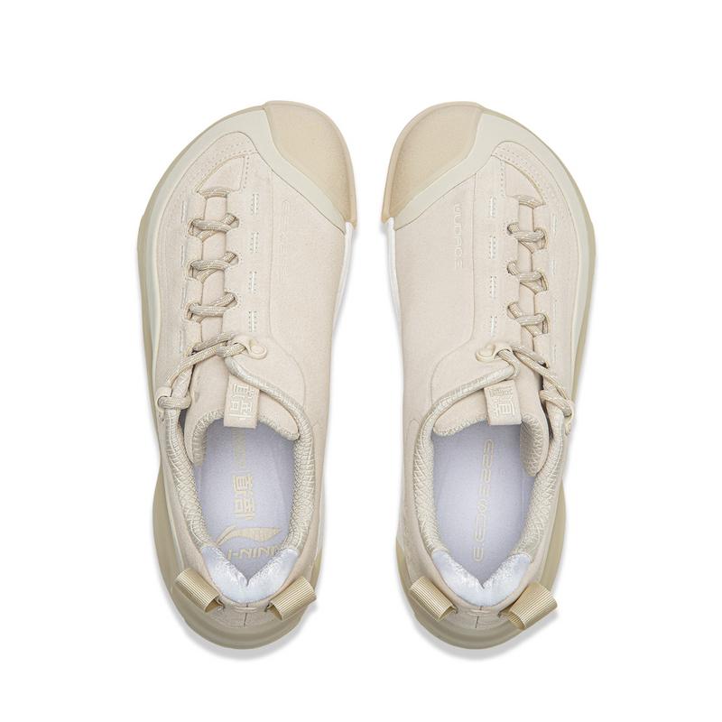 Li Ning износостойкие дышащие низкие повседневные кроссовки унисекс Xuan Paper White AZGV095-1