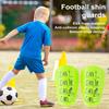 1 пара мини-футбольных щитков для голени с буквами, противоскользящих для детей, подростков, взрослых игроков, миниатюрные накладки на голени, защитные приспособления для футбольных игр, защитное оборудование