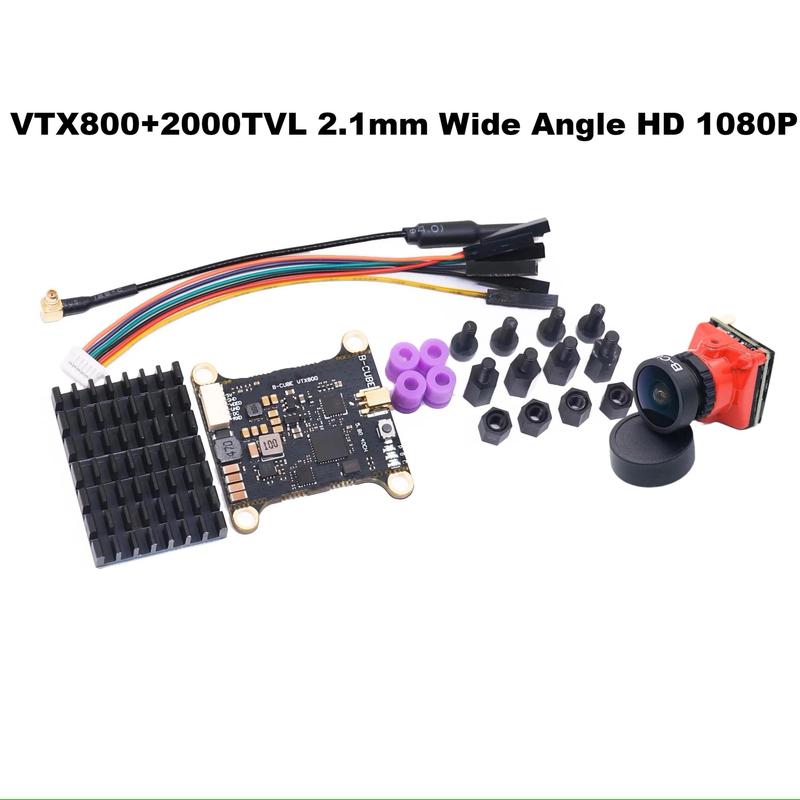 B-CUBE 5.8G VTX 800 1000 1600 2500mW 48CH Input Voltage Video Transmitter Power 25 1000mW For Long Range RC Airplane FPV Drone