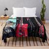 Guitars and Drums Throw Blanket