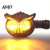 Led Daytime Running Lights Motorcycle Turn Signal Lights, Owl Shaped LED 12v Waterproof Driving Modified Indicator Light for Most 12V Motorcycles SUVs