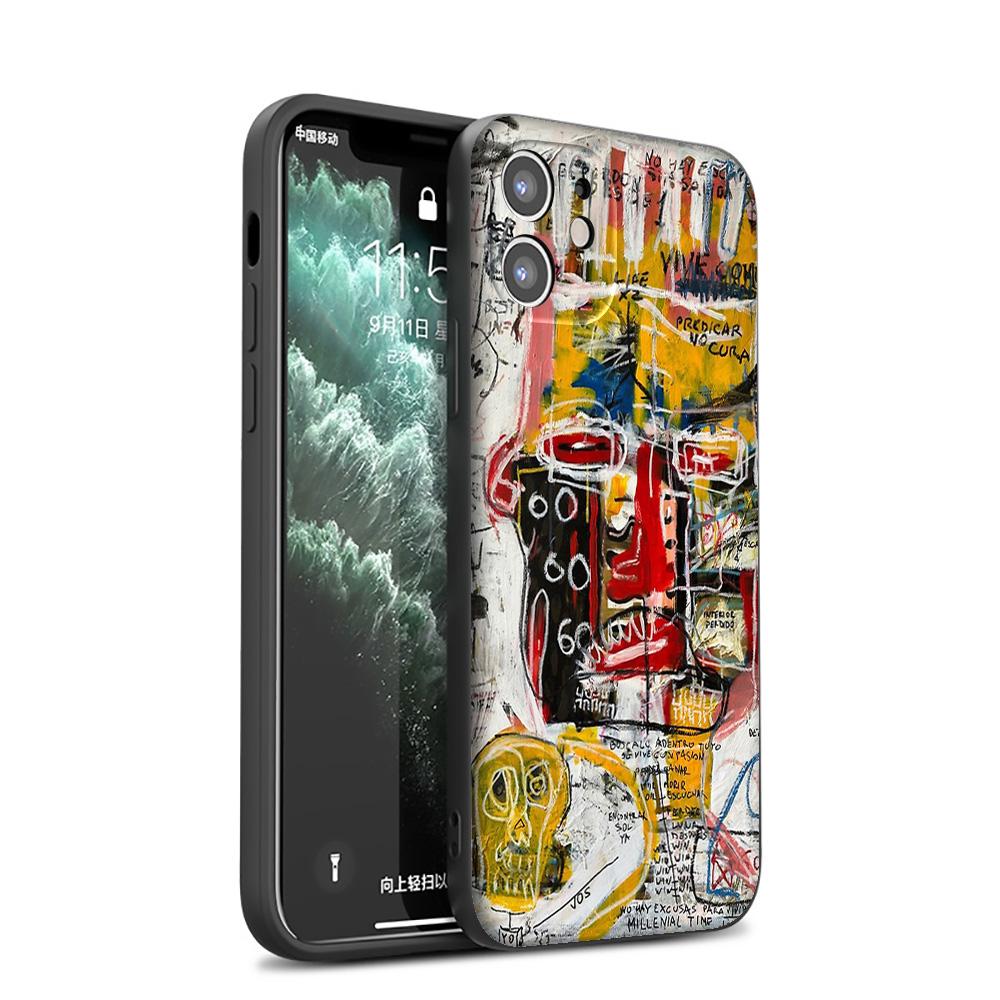GX103 Жан-Мишель Баския, мягкий силиконовый чехол для iPhone 13 12 Mini 11 Pro XS Max XR X 8 7 6 6S Plus 5 5S SE 2020