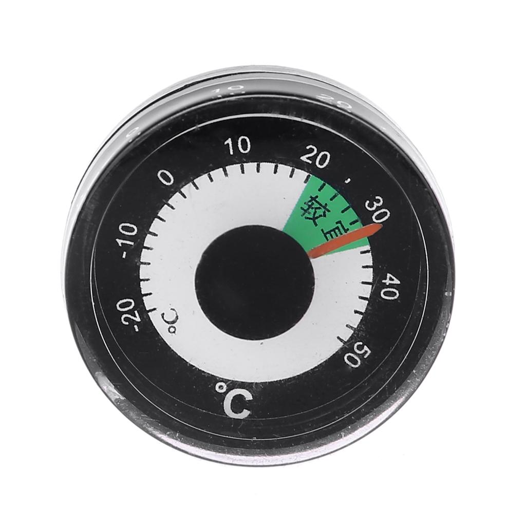 1,1-дюймовый термометр с циферблатом -20~50℃ Пластиковый Мини Спиртовой Круглый Монитор Температуры