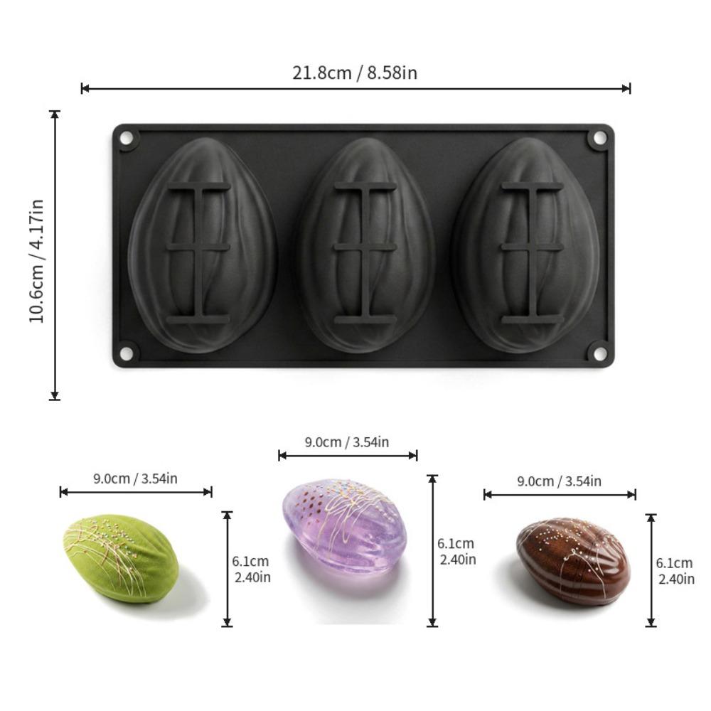 Food Grade Silicone Nuts Dessert Mold Heat Resistant French Pastry Mold Chocolate