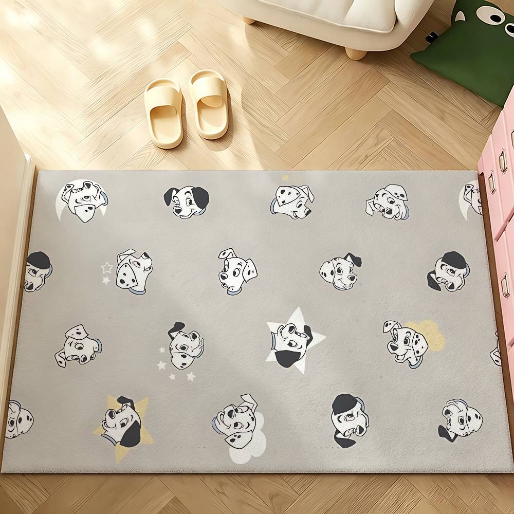 Classic Cartoon-101-D-dalmatiansS Cute Carpet Bathroom Anti-slip Door Mat Home Decoration Mat Entrance Door Scratch-resistant