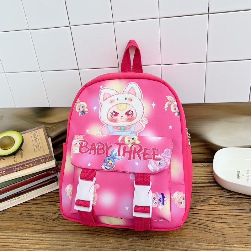 Cartoon Animation Boys And Girls Backpack Kindergarten Primary School Students Schoolbag Foreign Style Printing Large Capacity Children Backpack Tide