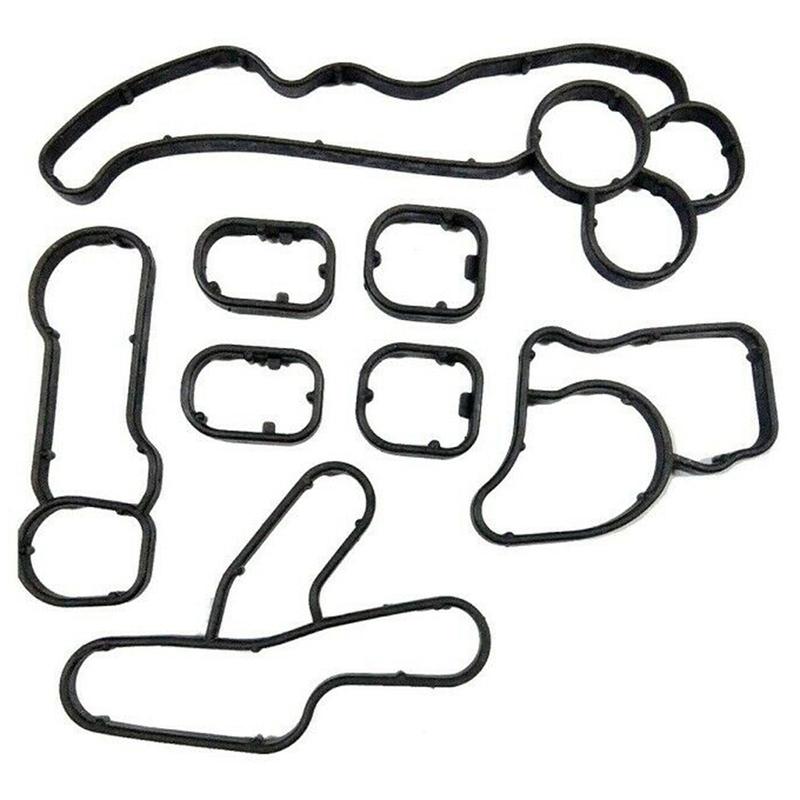 Housing Gasket Black Replacement Seal Pack 11428580680 Accessories Oil Cooler Plastic For BMW N47 N57 Brand New