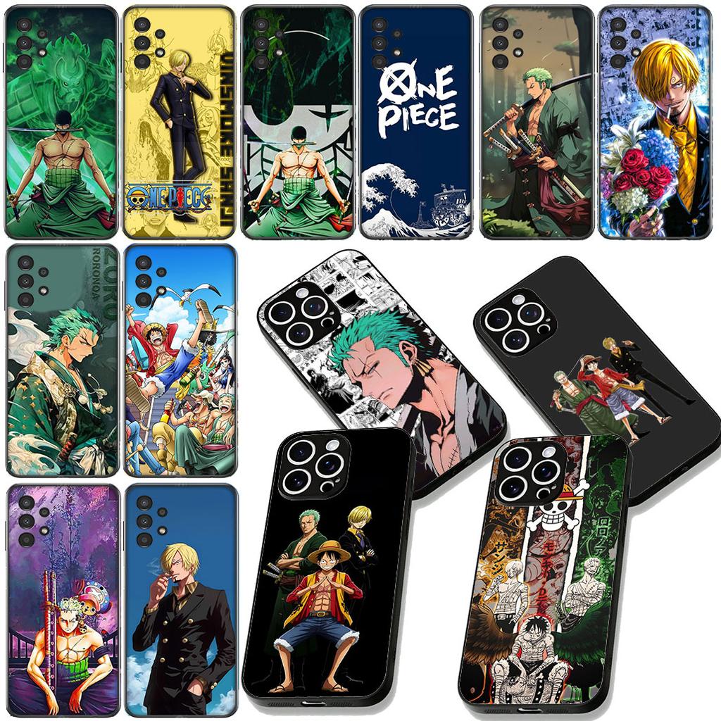 Sanji Roronoa Zoro ONE PIECES Luffy Phone Case for Samsung Galaxy A06 A05 A14 A50 A51 A52 A12 A13 A23 A70 A07 A25 A26 A72 A56
