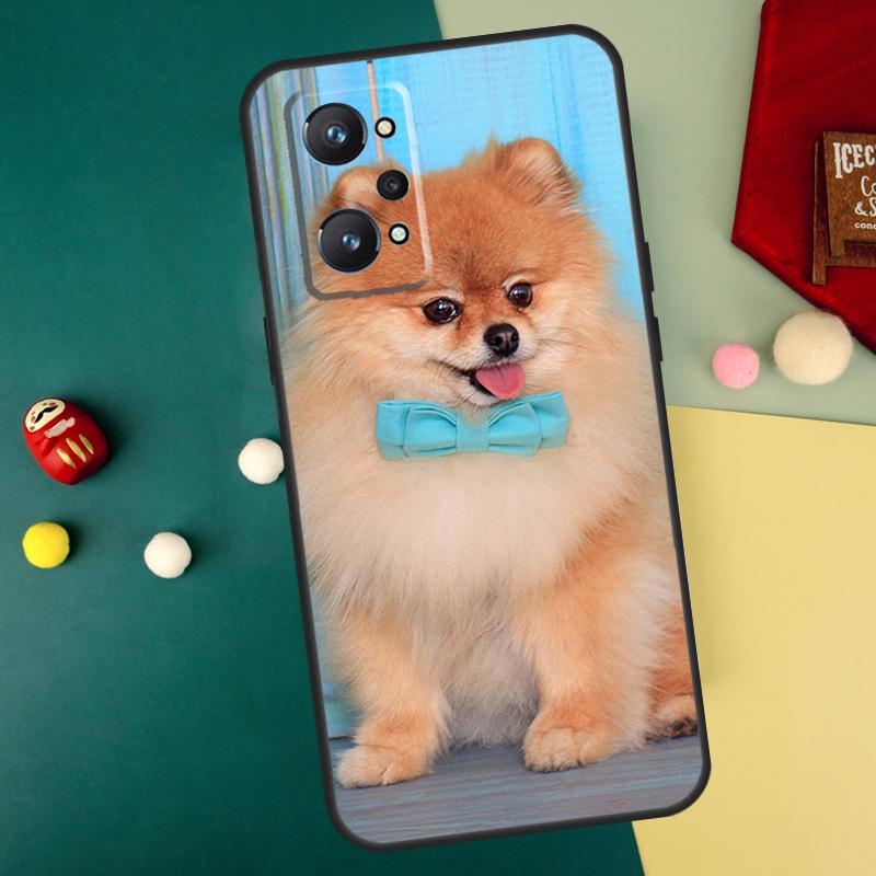 Pomeranian Dogs Dog Colorful For Realme GT7 Pro 15 13 10 11 12 14 Pro Plus C55 C71 C75 C67 C63 C61 C53 C35 C65 GT6 Case