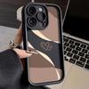 Минималистичный чехол для телефона с узором в виде сердечек Для iPhone 17 16 15 14 13 12 11 Pro Max Силиконовая накладка Для iPhone XS Max X XR 16 Plus
