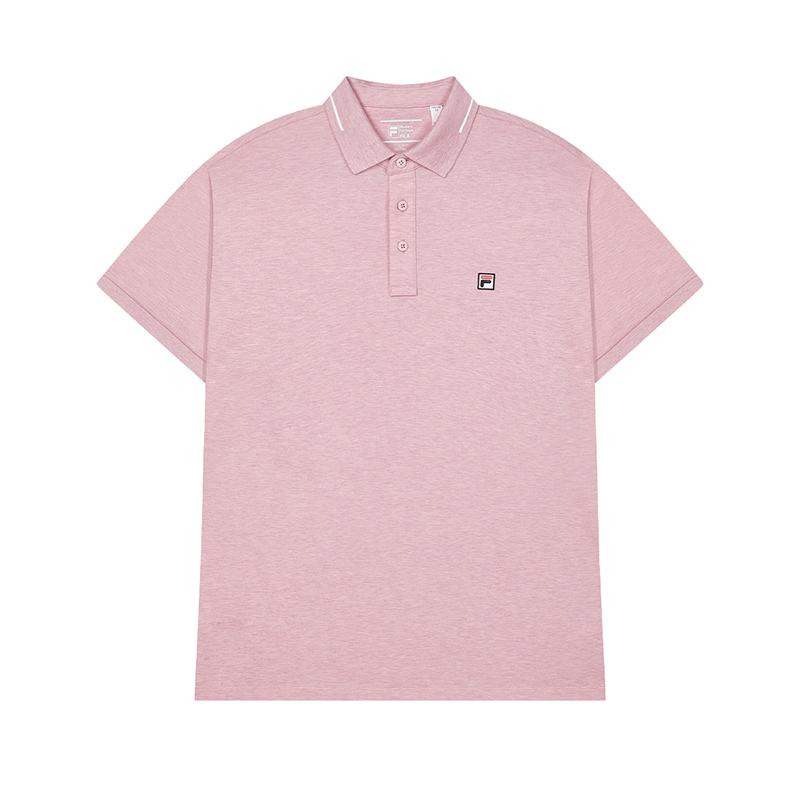 FILA Polo Shirt Men's Purple Pink Floral Gray F11M421107FPK