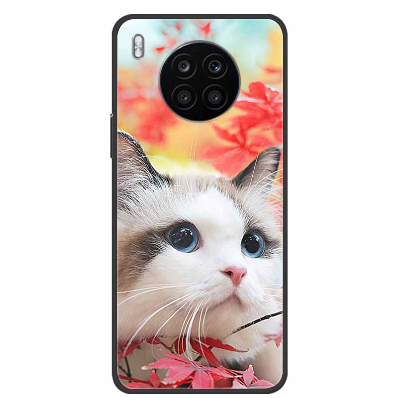 For Honor 50 Lite Case Shockproof Soft silicone TPU Back Cover For Huawei Honor 50 Lite Phone Cases Honor50 Lite Cute Cartoon