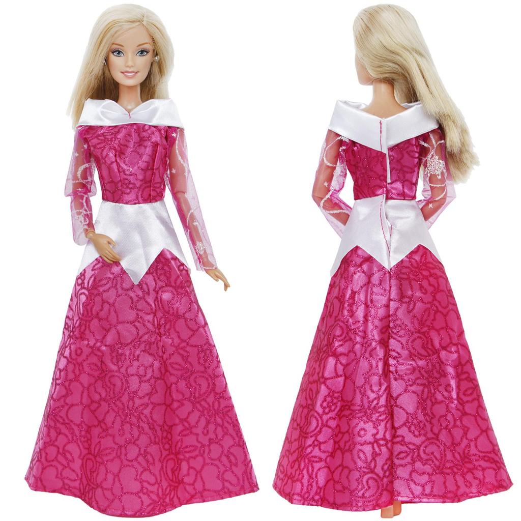 Одежда для кукол принцессы, вечерние бальные платья, платье, игровой набор для куклы Барби, аксессуары 1/6, 11,5 дюймов, куклы, игрушки для девочек, стиль партии
