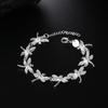 925 Sterling Silver Dragonfly Chain Bracelet Fashionable Charm Jewelry