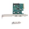 PCIe To Type C Adapter Card 10Gbps High Speed Dual Port PCI Express To Type C Expansion Card