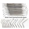 Double Ends Dental Tooth Cleaning Excavator Spoon Oral Care Restorative Cavity Tool Dental Instrument Stainless Steel