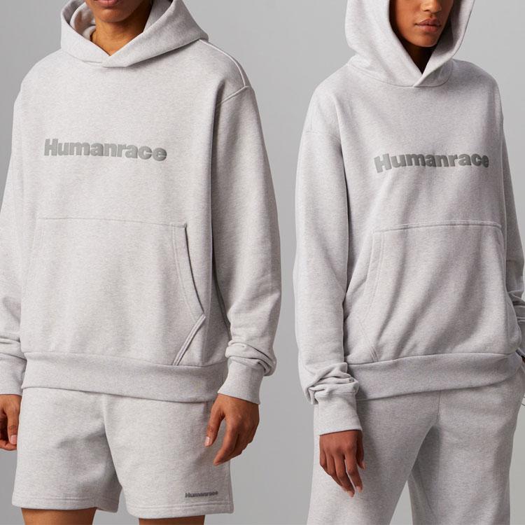 Adidas X Pharrell Williams Humanrace Basic Hoodie Light Grey Men Tops HG1809