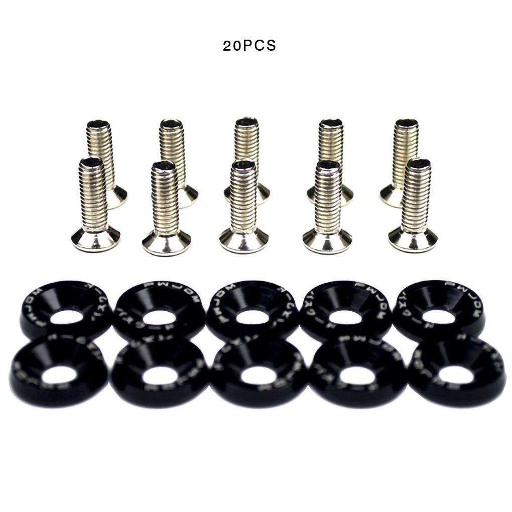 M6 Автомобильный стайлинг Модификация Наклейки Наклейки Пароль Шайба крыла Номерной знак Болты Автоаксессуары