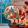 Рождественская подвеска с алмазной мозаикой, акриловая алмазная живопись, домашний декор, подвесные украшения для домашнего декора стен