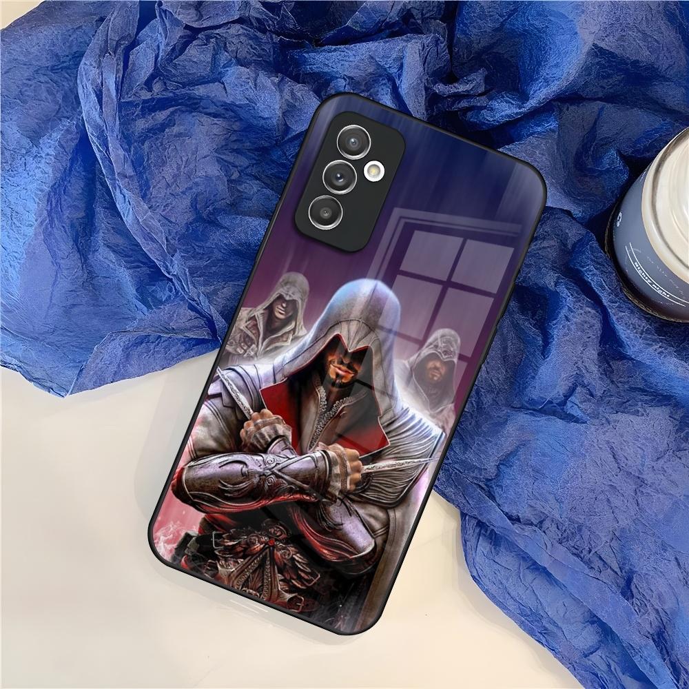Чехол для телефона Assassin's Creed Shadows для Samsung S25 S24 S30 S21 S23 S20 S22 Fe S10 E S9 Note 20 Pro Ultra Plus стеклянная крышка