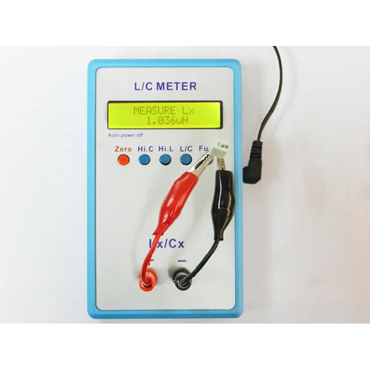 JUNTEK LC-200A LC200A Цифровой портативный ЖК-измеритель емкости и индуктивности Зажим для SMT 1 пФ-100 мФ 1 мкГн-100 Гн Онлайн-тестер LC-резонанса