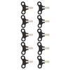 10PCS Set Clock Tool Clockwork Keys Steel Mechanical Clock Key Clock Repair Tool  Wall Clocks