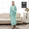 Халат для дома, пижама, пара, цельный, большой размер, махровый халат, женские длинные модели, модный халат, удобная и плотная одежда для сна, халат