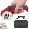 Cordless Electric Cardboard Cutter, Plastic Cutter, Stainless Steel Blade, Rechargeable, Work Tool for Fabric, Wallpaper, Plastic, Carpet, Cardboard,