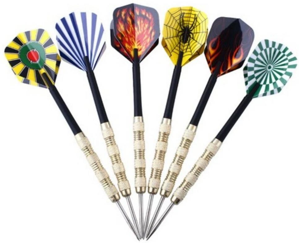 Набор дротиков с медным покрытием - 18 штук, 14 г, длина 15,2 см