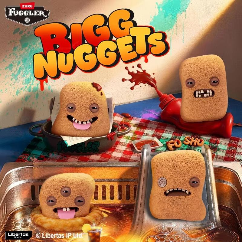 ZURU Bigg Nuggets Смешной Уродливый Монстр Курица Плюшевая Кукла Странная Фигурка Коллекционная Модель Кукла Игрушка Подарок-Сюрприз на День Рождения