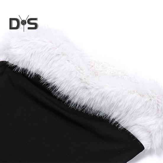 Женское вечернее платье с открытыми плечами, без рукавов, без спинки, без воротника, бандо, пушистый искусственный мех, декор, разрез сбоку, коктейльное вечернее платье-макси, выпускной, топ-платье