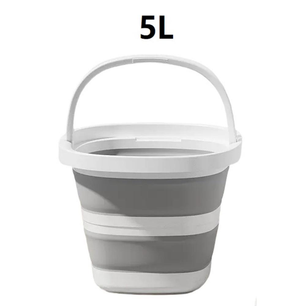 Convenient and Easy-to-store Foldable Bucket Cleaning Bucket with Handle, Foldable Design, Suitable for Home, Camping, RV, Clean