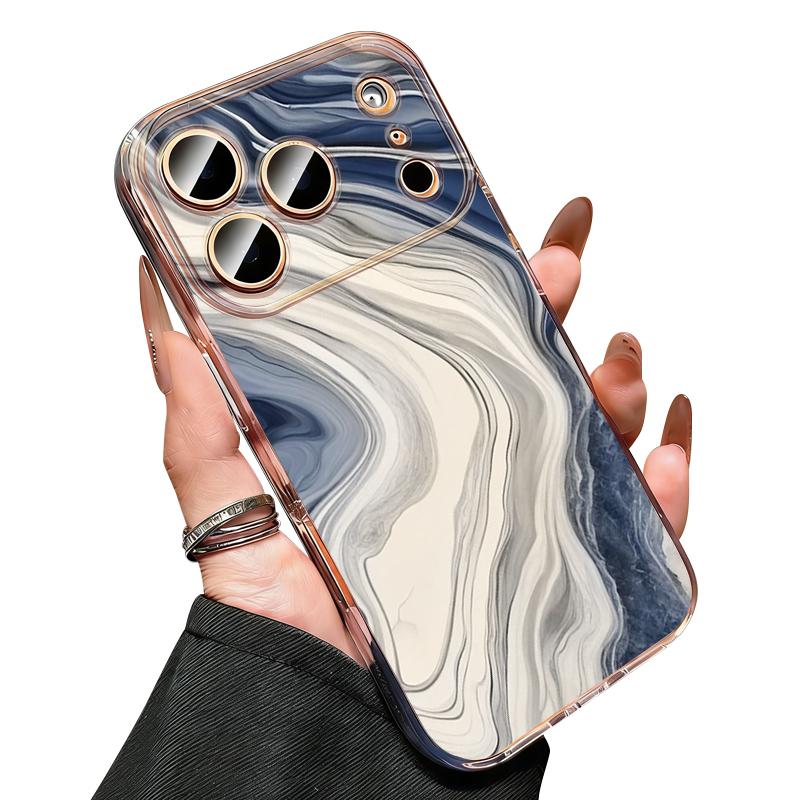 Красочный Мраморный Чехол Для iPhone 18 Pro Max Прозрачный Мягкий Силиконовый Чехол Для iPhone 17 16 15 14 13 Pro Max 17E 16E